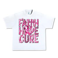 White faith hope cure cancer Urban Heavy Tee - NancyCooperArtShop