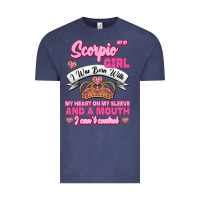 Vintage Denim as a scorpio girl zodiac girls Vintage Tee - Jasminsmagicworld