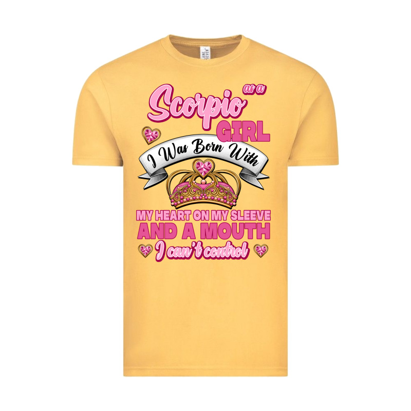 As A Scorpio Girl Zodiac Girls Vintage Tee by Jasminsmagicworld | Teevron