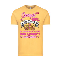 Vintage Mustard as a scorpio girl zodiac girls Vintage Tee - Jasminsmagicworld