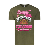 Vintage Olive as a scorpio girl zodiac girls Vintage Tee - Jasminsmagicworld