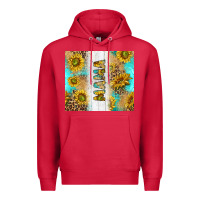 Cardinal western mother's day mama with turquoise and sunflowers and leopard tu Premium Hoodie - TumblerDesignByShophia