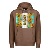 Chestnut western mother's day mama with turquoise and sunflowers and leopard tu Premium Hoodie - TumblerDesignByShophia