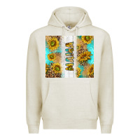 Oatmeal Heather western mother's day mama with turquoise and sunflowers and leopard tu Premium Hoodie - TumblerDesignByShophia