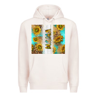 Pale Pink western mother's day mama with turquoise and sunflowers and leopard tu Premium Hoodie - TumblerDesignByShophia