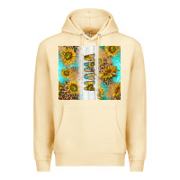 Pina Colada western mother's day mama with turquoise and sunflowers and leopard tu Premium Hoodie - TumblerDesignByShophia
