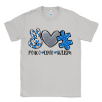 Moon Dust peace love autism Classic Tee - MaliasSmallBusiness