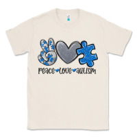 Natural peace love autism Classic Tee - MaliasSmallBusiness