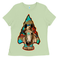 Matcha arrowhead horse Ladies Tee - RanaPortraitStore