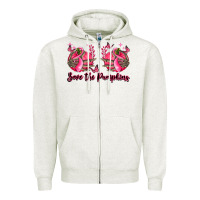 Oatmeal Heather save the pumpkins Zipper Hoodie - LillyAllenDesigns