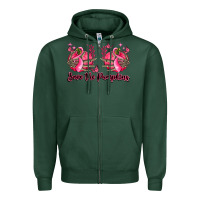 Sports Green save the pumpkins Zipper Hoodie - LillyAllenDesigns