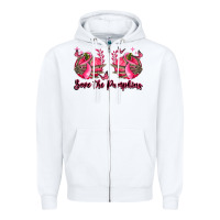 White save the pumpkins Zipper Hoodie - LillyAllenDesigns