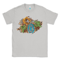 Moon Dust horseshoe leopard gemstone cactus patch Classic Tee - AdoDesignShop