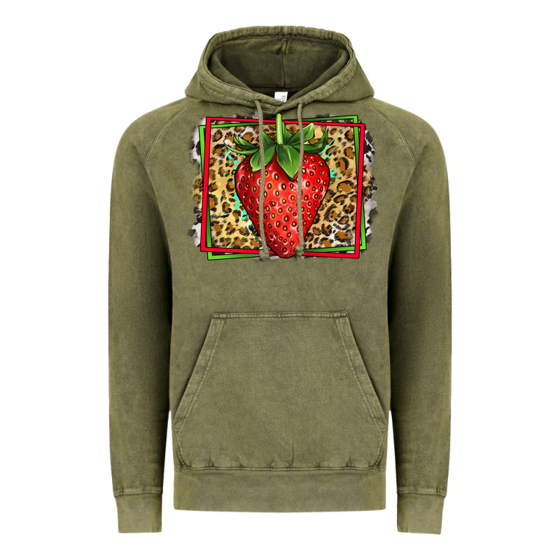 Strawberry Summer Vintage Hoodie by Jasminsmagicworld | Teevron