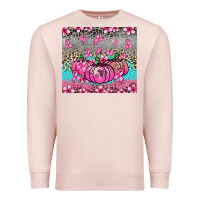 Pale Pink cancer pumpkins Premium Sweatshirt - NancyCooperArtShop