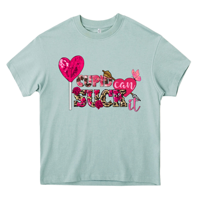 Cupid Can Suck It Valentine's Day Heavy Core Tee by FaDigitalArtStudio | Teevron