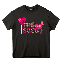 Asphalt cupid can suck it valentine's day Heavy Core Tee - FaDigitalArtStudio