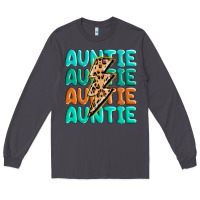 Smoke auntıe with lightning bolt Long Sleeve Tee - MaliasSmallBusiness