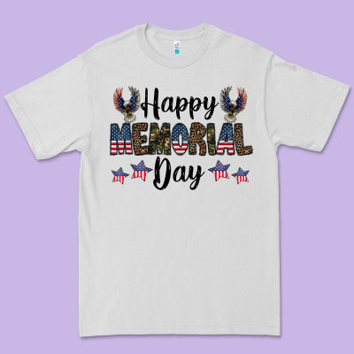 Happy Memorial Day Premium Tee Designed By Cowhidedigitalart