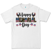 White happy memorial day Premium Tee - CowhideDigitalArt