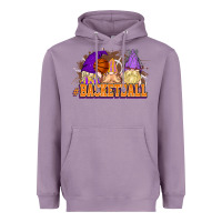 Lavender Basketball gnomes Heavyweight Hoodie - NancyCooperArtShop