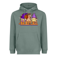 Sage Basketball gnomes Heavyweight Hoodie - NancyCooperArtShop