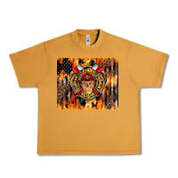 Peanut Butter Firefighter Skull Urban Heavy Tee - LillyAllenDesigns