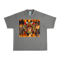 Tornado Firefighter Skull Urban Heavy Tee - LillyAllenDesigns