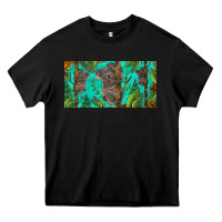 Black koala license plate Heavy Core Tee - BarkalooDesign