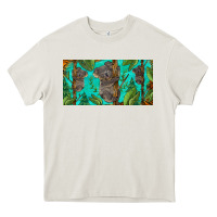 Cream koala license plate Heavy Core Tee - BarkalooDesign