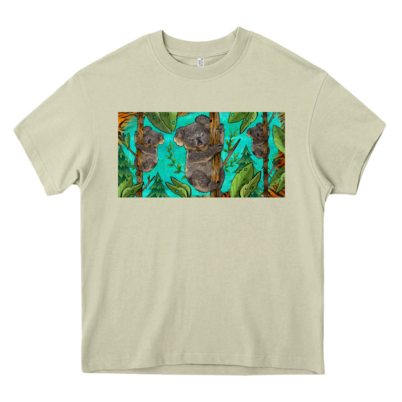 Koala License Plate Heavy Core Tee by BarkalooDesign | Teevron