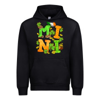 Black St. Patrick's Day mini Urban Hoodie - OliviaCreatesArt