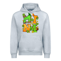 Heather Grey St. Patrick's Day mini Urban Hoodie - OliviaCreatesArt
