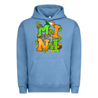 Pigment Pebble Blue St. Patrick's Day mini Urban Hoodie - OliviaCreatesArt
