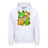 White St. Patrick's Day mini Urban Hoodie - OliviaCreatesArt