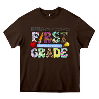 Chocolate Brown hellofirstgrade Heavy Core Tee - CowhideDigitalArt