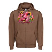 Chestnut in october we wear pink Zipper Hoodie - LillyAllenDesigns