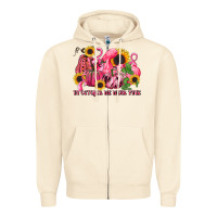 Sandshell in october we wear pink Zipper Hoodie - LillyAllenDesigns