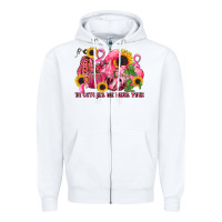 White in october we wear pink Zipper Hoodie - LillyAllenDesigns
