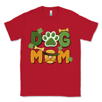 Red st. patricks day dog mom Classic Tee - MaliasSmallBusiness