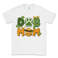 White st. patricks day dog mom Classic Tee - MaliasSmallBusiness