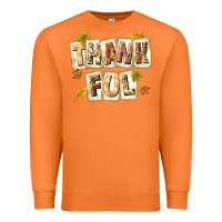 Carrot Thankful with Plate Premium Sweatshirt - texasbilliewilder