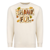 Sandshell Thankful with Plate Premium Sweatshirt - texasbilliewilder