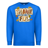 True Royal Thankful with Plate Premium Sweatshirt - texasbilliewilder