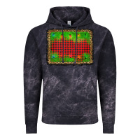 Cloud Black christmas lights background Vintage Hoodie - AdoDesignShop