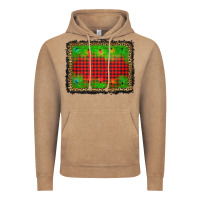 Vintage Coffee christmas lights background Vintage Hoodie - AdoDesignShop