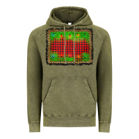 Vintage Olive christmas lights background Vintage Hoodie - AdoDesignShop