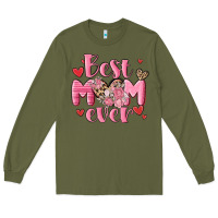Army Green best mom ever Long Sleeve Tee - MaliasSmallBusiness