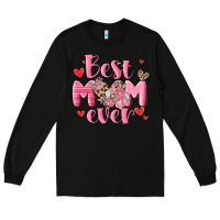 Black best mom ever Long Sleeve Tee - MaliasSmallBusiness