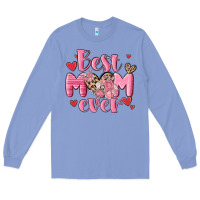 Colony Blue best mom ever Long Sleeve Tee - MaliasSmallBusiness